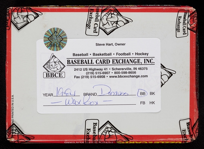 1984 Donruss Baseball Wax Box (36) (BBCE)
