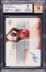2003-04 Ultimate Collection LeBron James RC Ultimate Signatures BGS 7 (AUTO 10)
