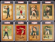 1911 T9 Turkey Red Boxers Complete Set (26) - No. 9 on Registry (2.607 AVG)