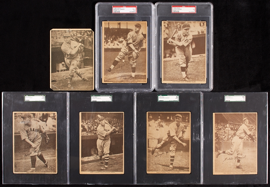 1930 W554 Group With Foxx and Grimes, 6 Slabs (7)
