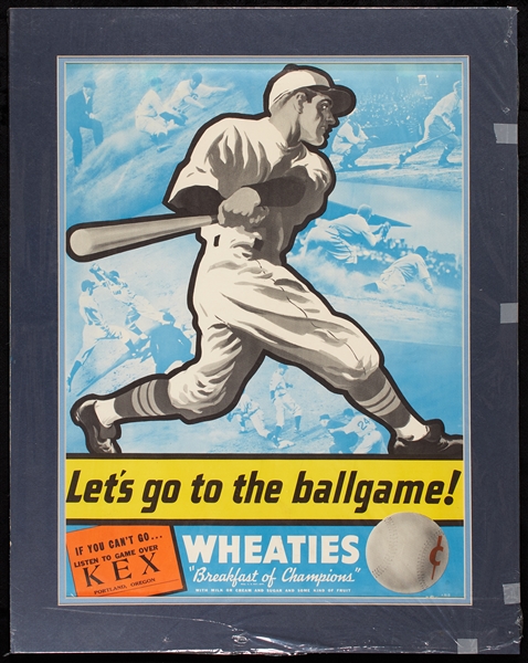 1950s Wheaties Baseball Store Display
