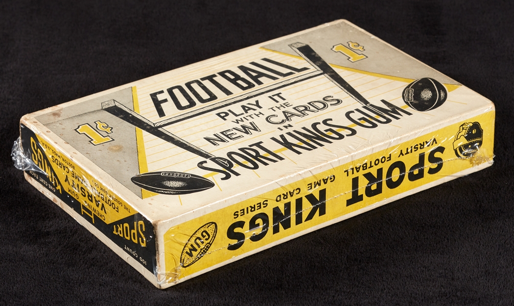 1934 Goudey Sport Kings Gum Football Game Box