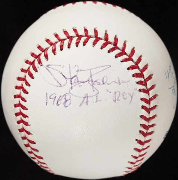 Yankees ROY Winners Signed Baseball with Derek Jeter, Kubek, McDougald, Bahnsen (Steiner)
