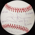 Tony Gwynn Single-Signed STAT ONL Baseball (PSA/DNA)