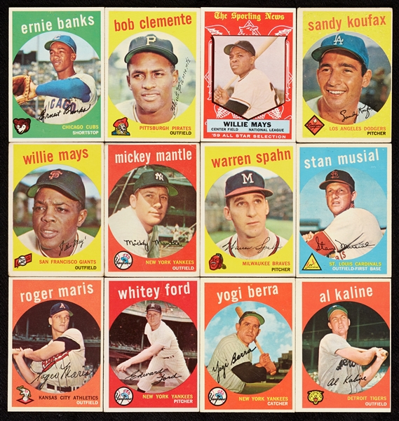 1959 Topps Baseball Near Set (556/572)