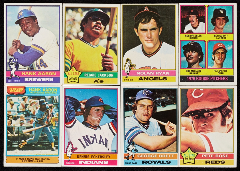 1976 Topps Baseball Complete Set Plus Extras (1,360)