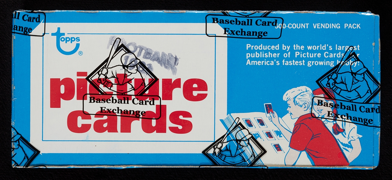 1981 Topps Football Vending Box (500) (Fritsch/BBCE)