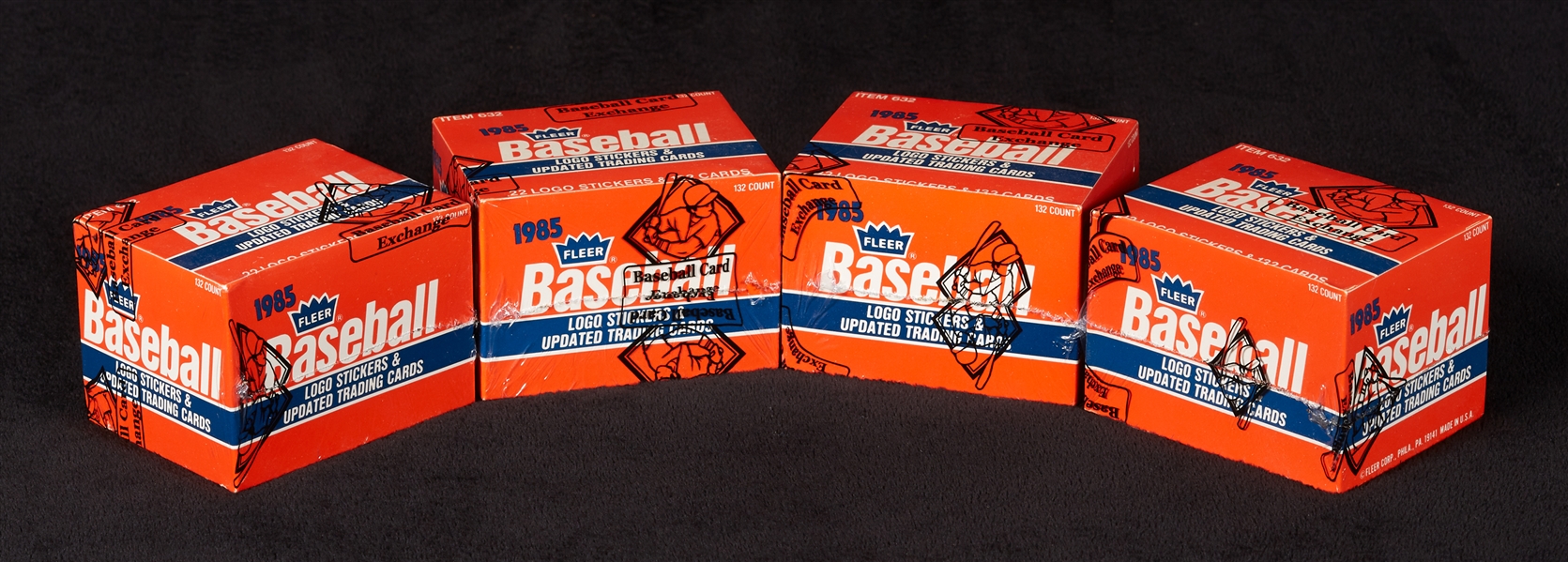 1985 Fleer Update Baseball Boxed Sets Group FASC (4) (BBCE)