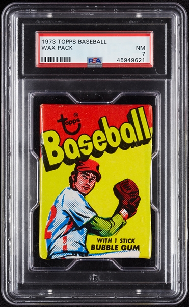 1973 Topps Baseball Wax Pack (Graded PSA 7)