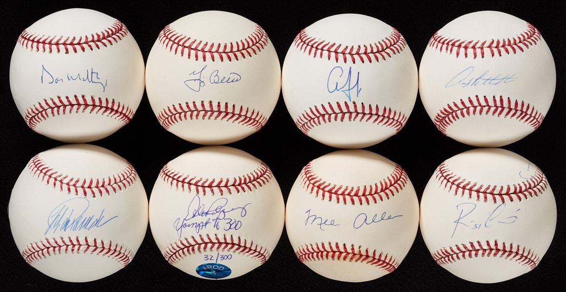 New York Yankees Single-Signed Baseball Collection (98)