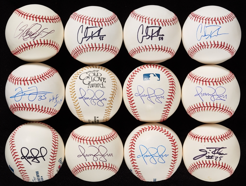White Sox Single-Signed Baseball Group with (9 Each) Jose Abreu & Frank Thomas (62)