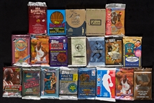 Unopened 1990s Basketball Packs Hoard (167)