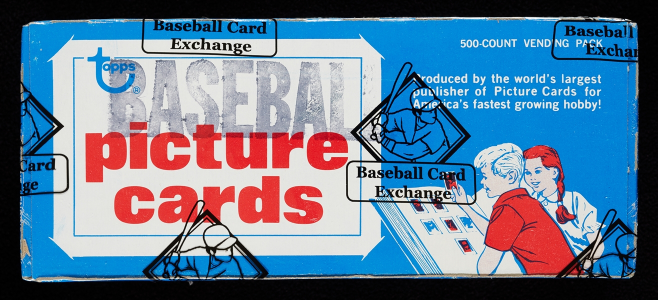 1980 Topps Baseball Vending Box (500) (Fritsch/BBCE)