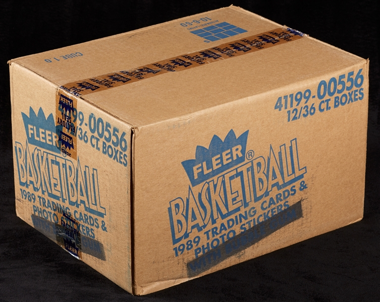 1989-90 Fleer Basketball Wax Box Sealed Case (12/36)