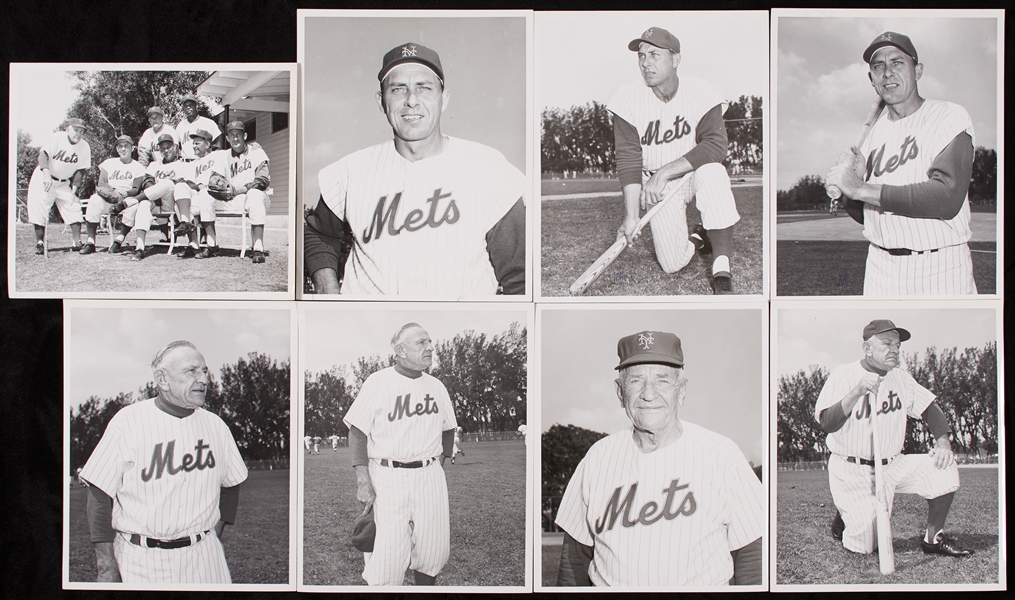 1962 New York Mets 8-by-10 Black-and-White Yearbook Photos (28)