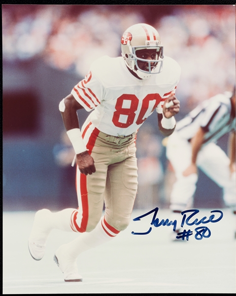 Jerry Rice Signed 8x10 Photo