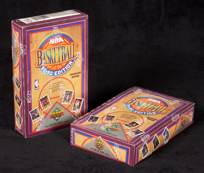 1991-92 Upper Deck Basketball Wax Boxes (2)