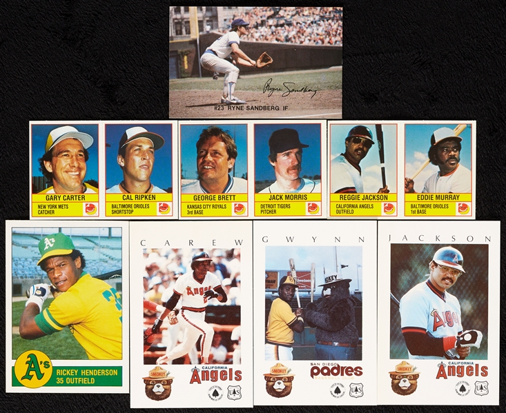 High-Grade 1980s Baseball Regionals Complete Sets (5)