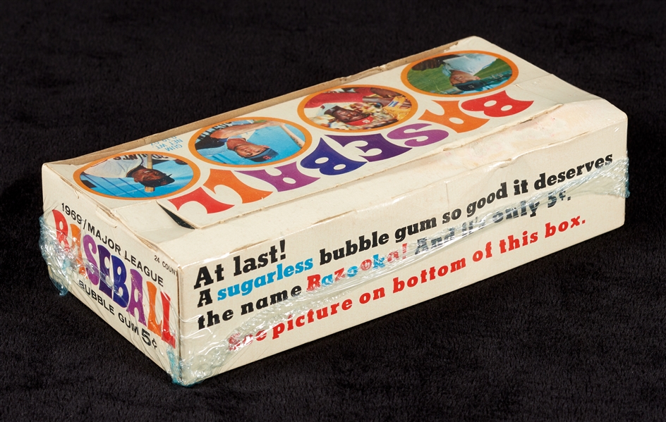 1969 Topps Baseball Empty Wax Box