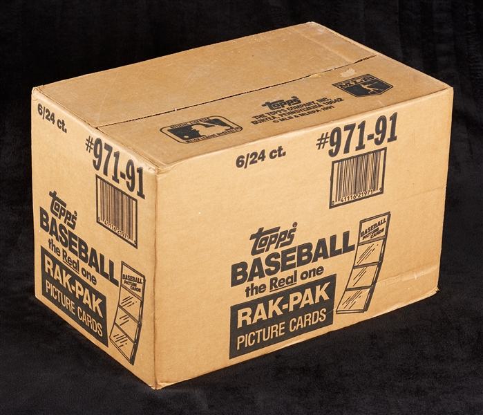 1991 Topps Baseball Rack Pack Case (6/24)