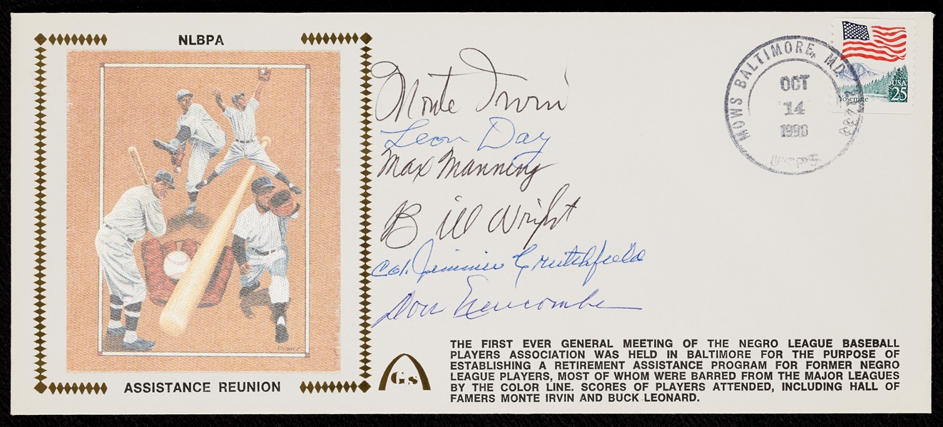 Negro League Greats Signed FDC