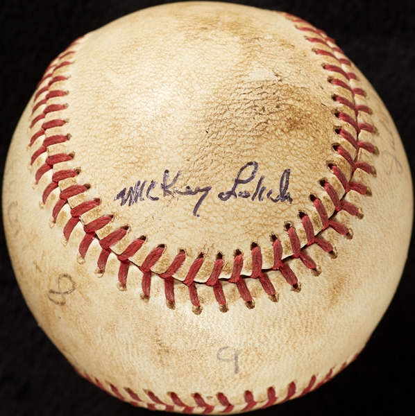 Mickey Lolich Career Win No. 172 Final Out Game-Used Baseball (7/13/1973) (BAS) (Lolich LOA)