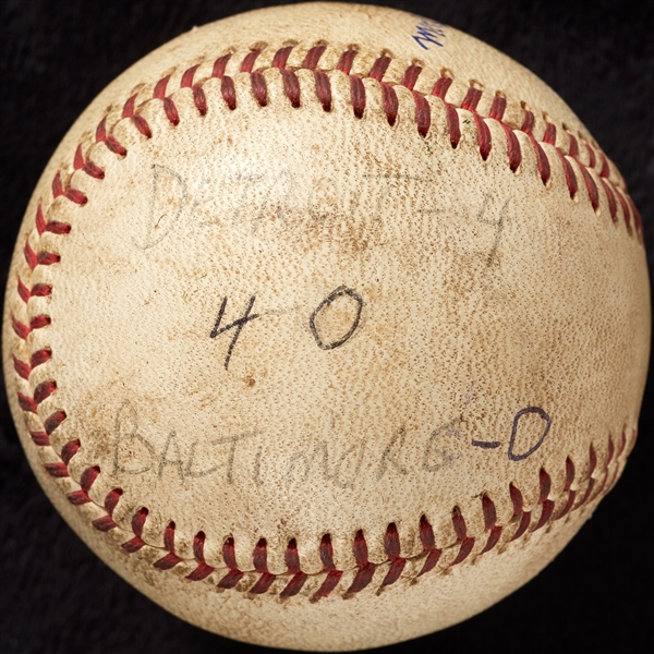 Mickey Lolich Career Win No. 55 Final Out Game-Used Baseball (5/4/1967) (BAS) (Lolich LOA)
