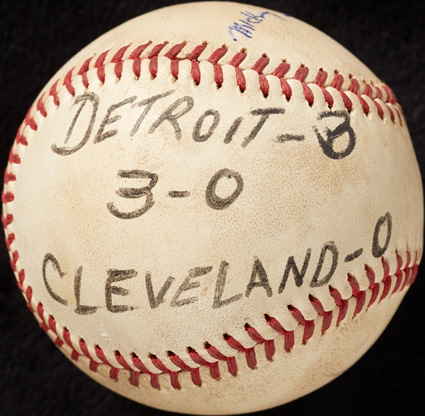 Mickey Lolich Career Win No. 127 Final Out Game-Used Baseball (6/24/1971) (BAS) (Lolich LOA)