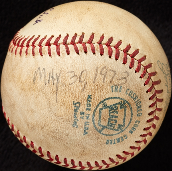 Mickey Lolich Career Win No. 167 Final Out Game-Used Baseball (5/30/1973) (BAS) (Lolich LOA)