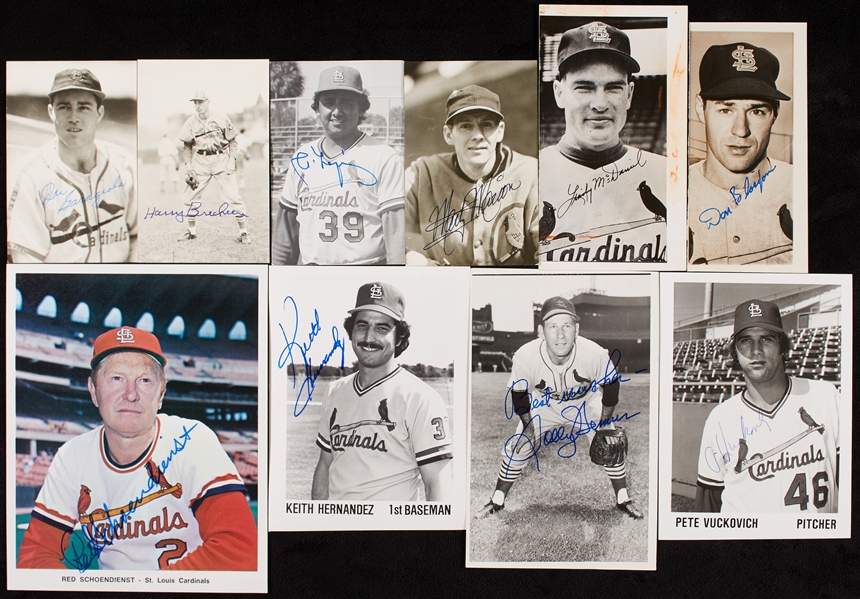 St. Louis Cardinals Signed Photo Collection (117)
