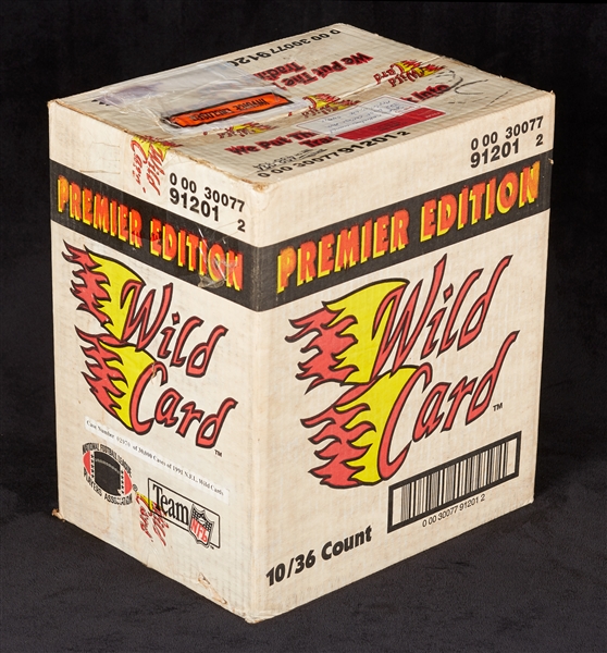 1991 Wild Card Football Wax Case (10/36)