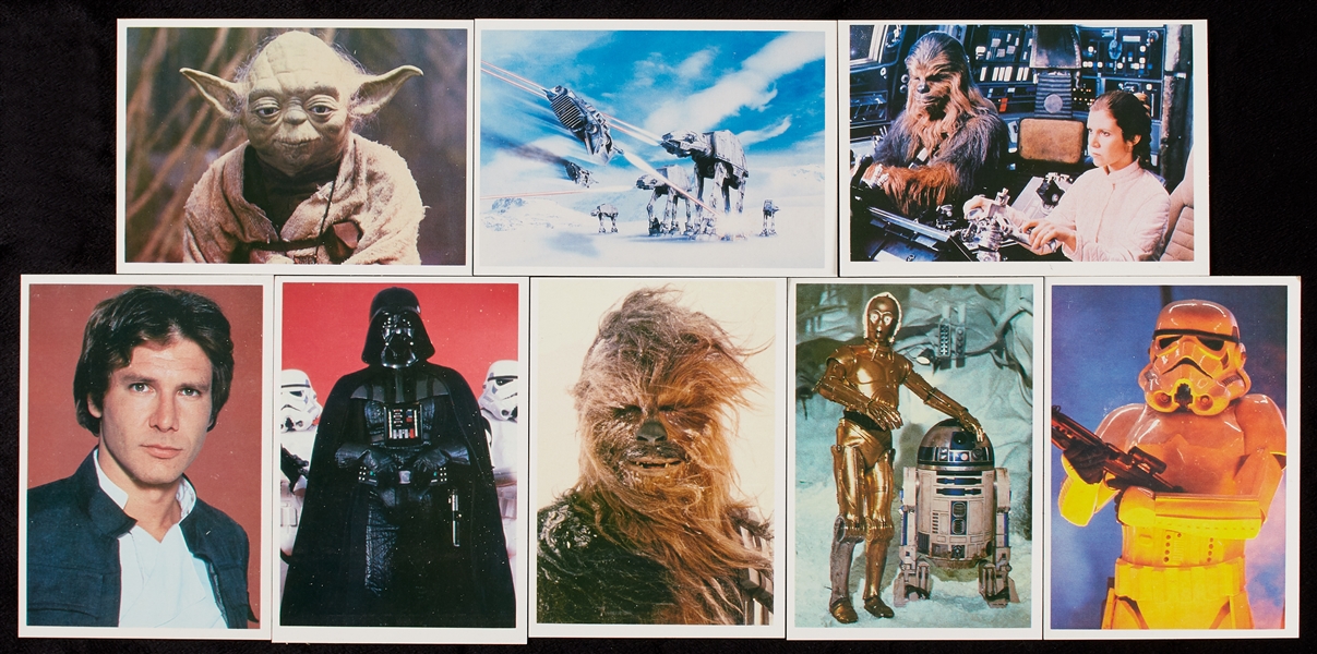 1980 Star Wars Empire Strikes Back 5x7 Giant Cards Massive Hoard (3,000)