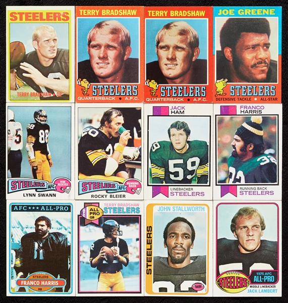 1971-81 Topps Pittsburgh Steelers Collection, 120 HOFers, Key Rookies (212)