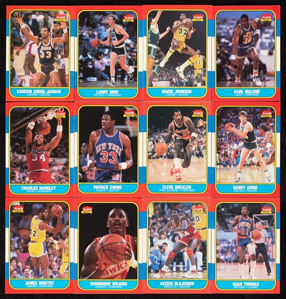 1986 Fleer Basketball High-Grade Near Set (131/132)