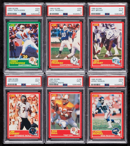 1989 Score Football PSA 9 Collection (37)
