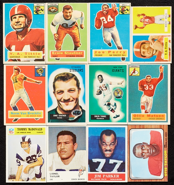 1950s and 1960s Bowman, Topps and Philly Football With (21) HOFers (61)