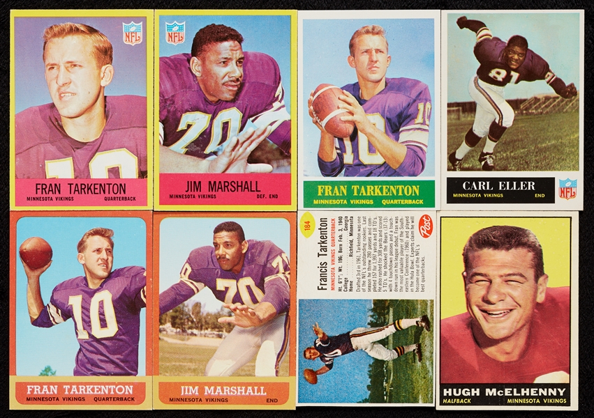 High-Grade 1960s Minnesota Vikings Collection With HOFers, Stars. RCs (195)