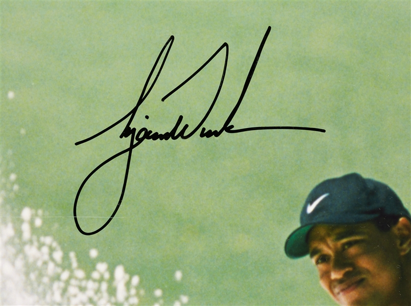 Tiger Woods Signed 16x20 Framed Photo (58/500) (UDA)