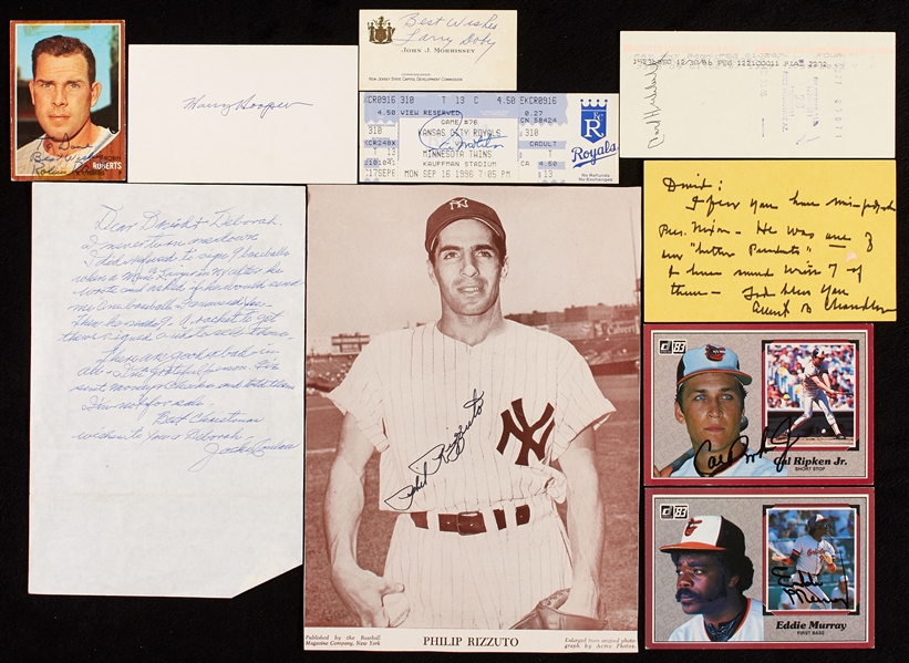 HOFers Signed Magazine, Photo & Card Collection (53)