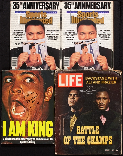 Muhammad Ali Signed Magazine Group (4)