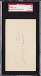 Jimmie Foxx Signed 3x5 Index Card (SGC) (PSA/DNA)