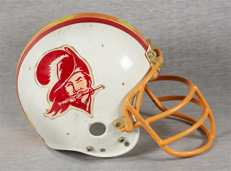 1976-78 Dave Pear Tampa Bay Bucs Game-Worn Helmet