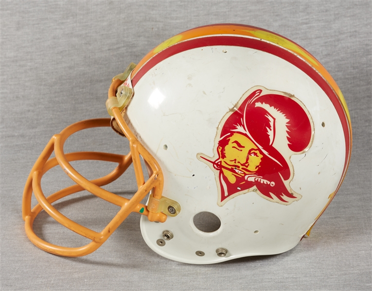 1976-78 Dave Pear Tampa Bay Bucs Game-Worn Helmet