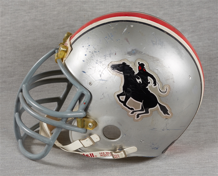 1984-85 Doug Mackie USFL Tampa Bay Bandits Game-Worn Helmet