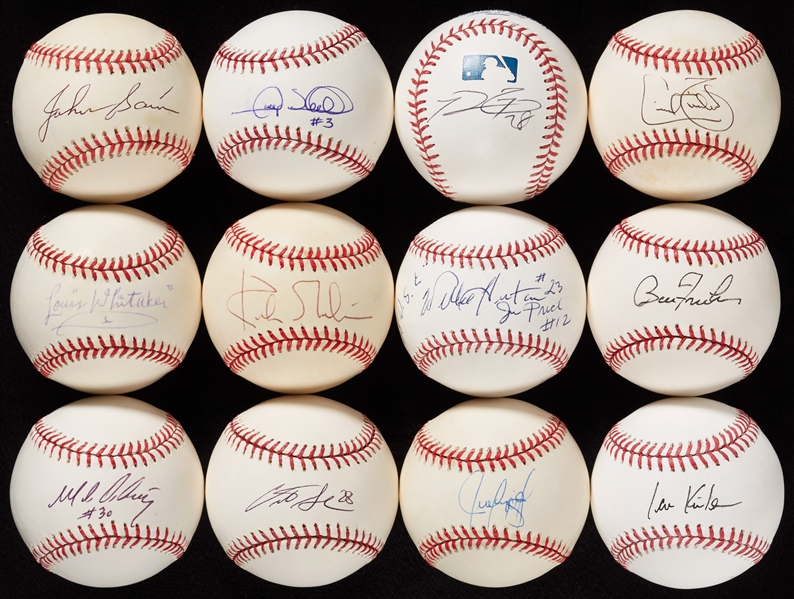 Detroit Tigers Single-Signed Baseball Collection (52)