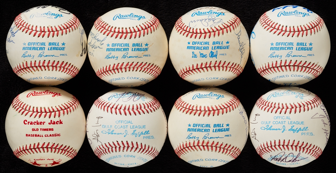 Detroit Tigers Multi-Signed Baseball Collection (40)