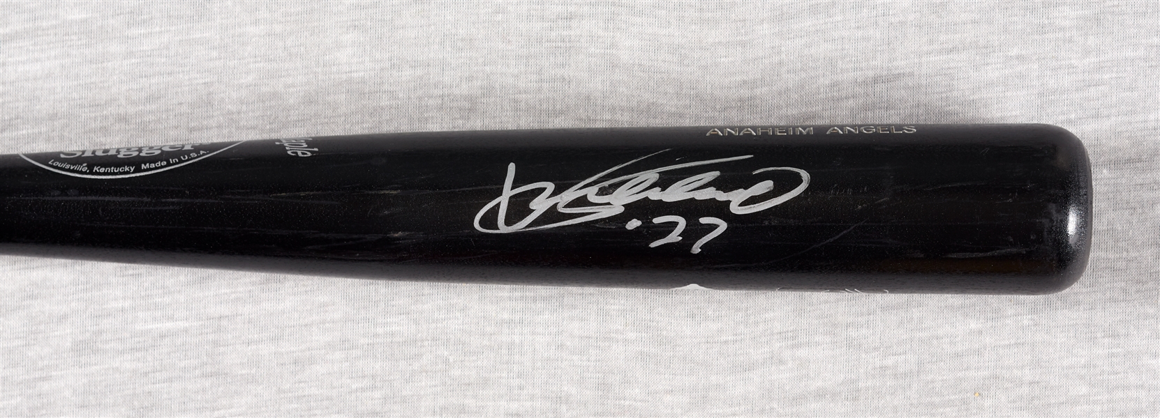 Vladimir Guerrero Game-Issued & Signed Louisville Slugger Bat (BAS)