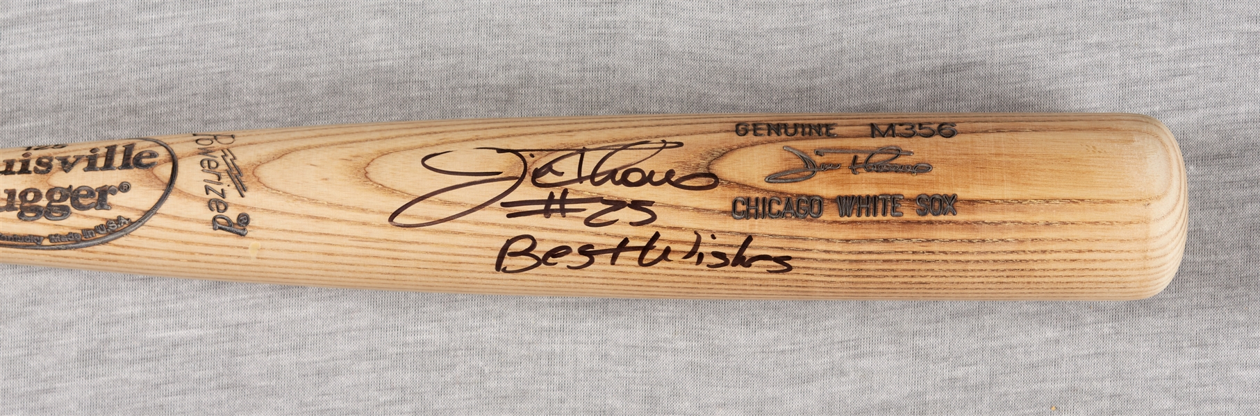Jim Thome Game-Issued & Signed Louisville Slugger Bat (BAS)