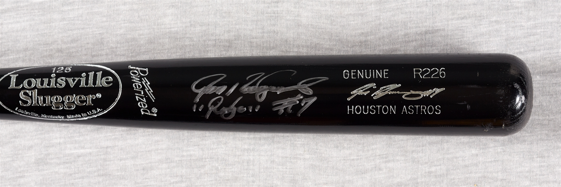 Ivan Rodriguez Game-Issued & Signed Louisville Slugger Bat (BAS)