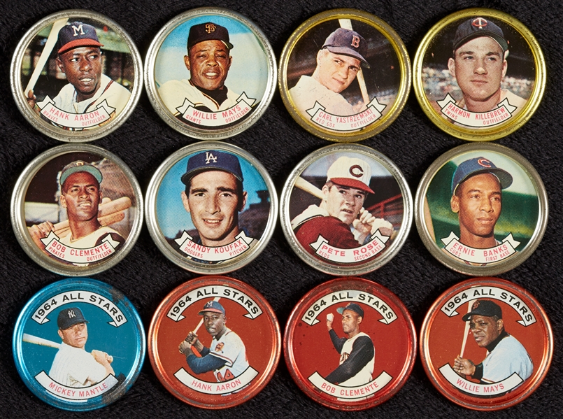 1964 Topps Baseball Coins Complete Set (164)